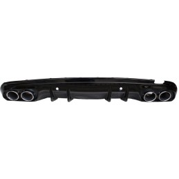 AMG rear bumper diffuser for Mercedes C-Class W205 2015-2021 look Facelift C63