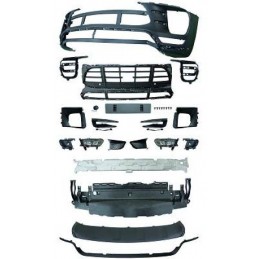 Frontstötfångare för Porsche Macan 2013-2016 TURBO-look