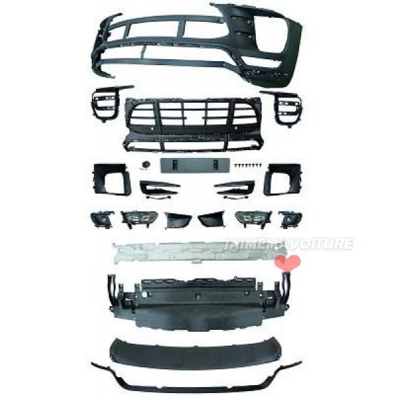 Pare-chocs avant pour Porsche Macan 2013-2016 look TURBO Pare-chocs avant pour Porsche Macan 2013-2016 look TURBO