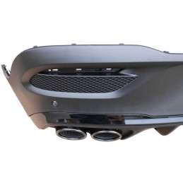 Rear diffuser style 53 AMG for GLE coupe C167 - Chrome pots