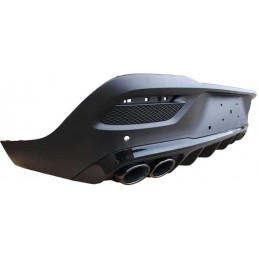 Rear diffuser style 53 AMG for GLE coupe C167 - Chrome pots