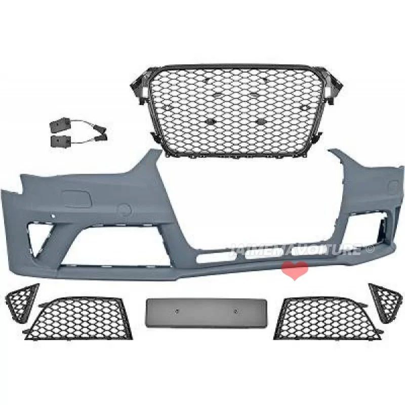Pare-chocs avant look Audi RS4 pour Audi A4 2012-2015 Pare-chocs avant look Audi RS4 pour Audi A4 2012-2015