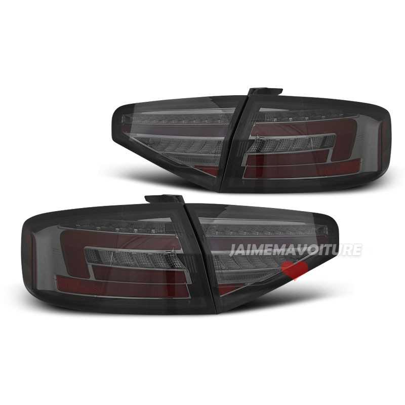 Feux arrières tuning LED pour AUDI A4 Berline B8 2012-2015 Feux arrières tuning LED pour AUDI A4 Berline B8 2012-2015