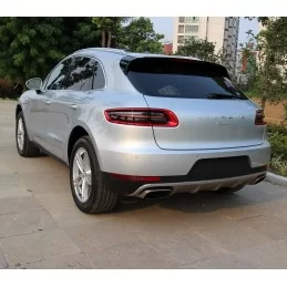 Added front bumper and rear for Porsche Macan Turbo