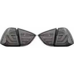 Pilotos traseros led para BMW E90 serie 3 negro rojo