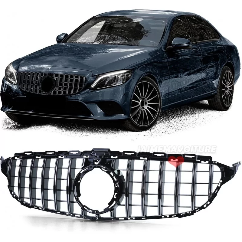 Panamericana grille for Mercedes C-Class W205 Facelift 2019-2021 Panamericana grille for Mercedes C-Class W205 Facelift 2019-2021