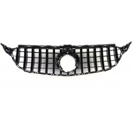 Black panamericana grille for Mercedes C-Class W205 Facelift 2018-2020