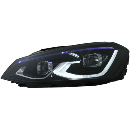 Faro delantero led para VW Golf 7 look Golf 7.5 GTI Lisseret Rojo