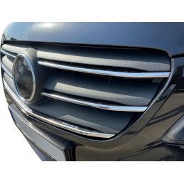 5 adiciones cromadas para parrilla Mercedes Vito W447 2014-2019