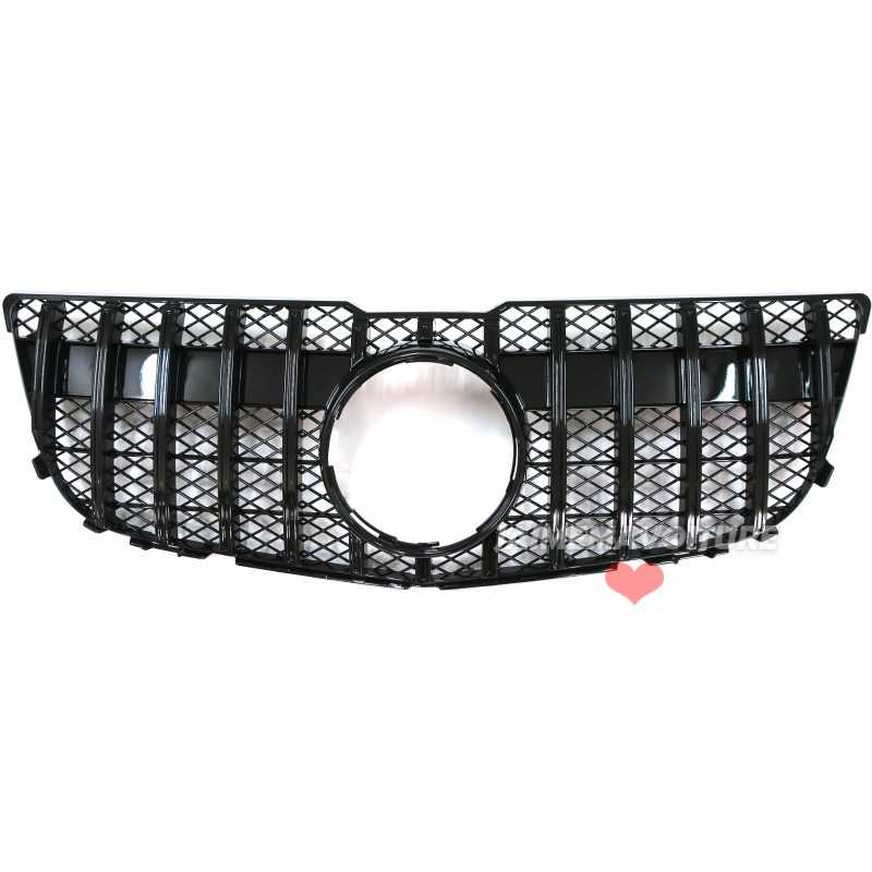 Schwarzer Kühlergrill Typ GT Panamericana für Mercedes GLK X204 2008 - 2012