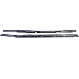 Aluminum roof rail, glossy black for Land Rover Defender L663 Type 90