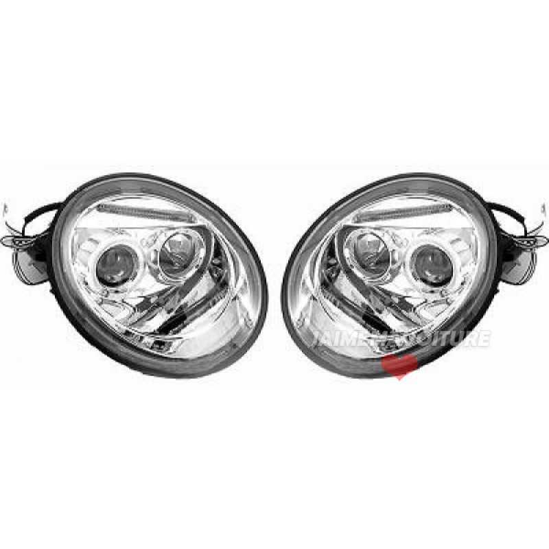 Faros led para VW Beetle 1998-2005-cromo