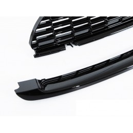 Grille noire vernie pour Mini Cooper 2006-2009 look JCW