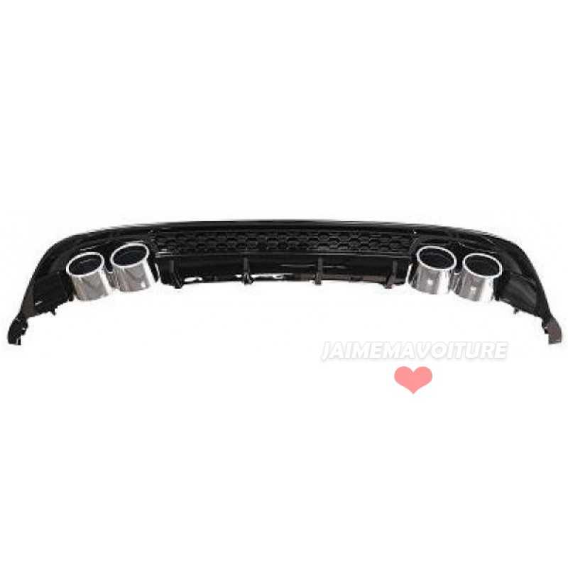 Diffusore sportivo con terminali di scarico per VW Golf 7 2017-2020 look R