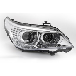 Luces delanteras 3D LED para BMW Serie 5 2003-2007