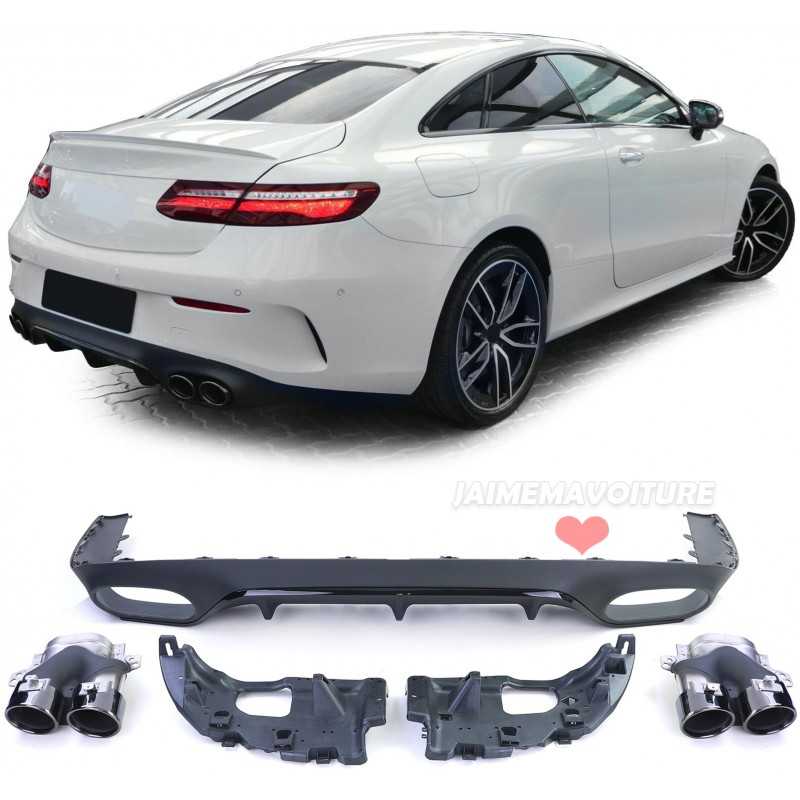 Black diffuser kit for Mercedes E-Class Coupé Cabriolet C238 A238