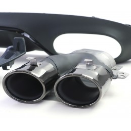 Black diffuser kit for Mercedes E-Class Coupé Cabriolet C238 A238