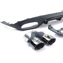 Black diffuser kit for Mercedes E-Class Coupé Cabriolet C238 A238