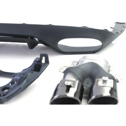 Diffusorset schwarz für Mercedes E-Klasse Coupé Cabriolet C238 A238