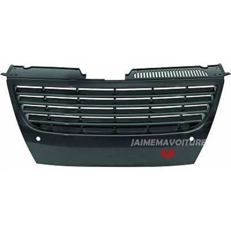 Schwarzer Kühlergrill Sport ohne Logo Akronym für VW Passat 3C 2005-2010 Schwarzer Kühlergrill Sport ohne Logo Akronym für VW Passat 3C 2005-2010