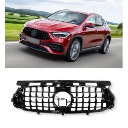 Kühlergrill PANAMERICANA GT Schwarz für Mercedes GLA AMG H247