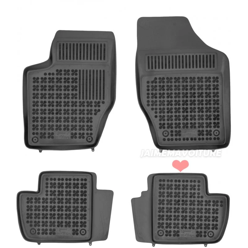 Tappetini in gomma per Peugeot 308 2007-2013 Tappetini in gomma per Peugeot 308 2007-2013