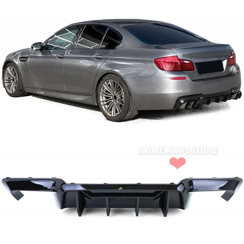Diffusore sportivo nero lucido per BMW Serie 5 F10 550i 550d pack M