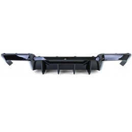 Sport diffuser in high-gloss black for BMW 5 Series F10 550i 550d pack M