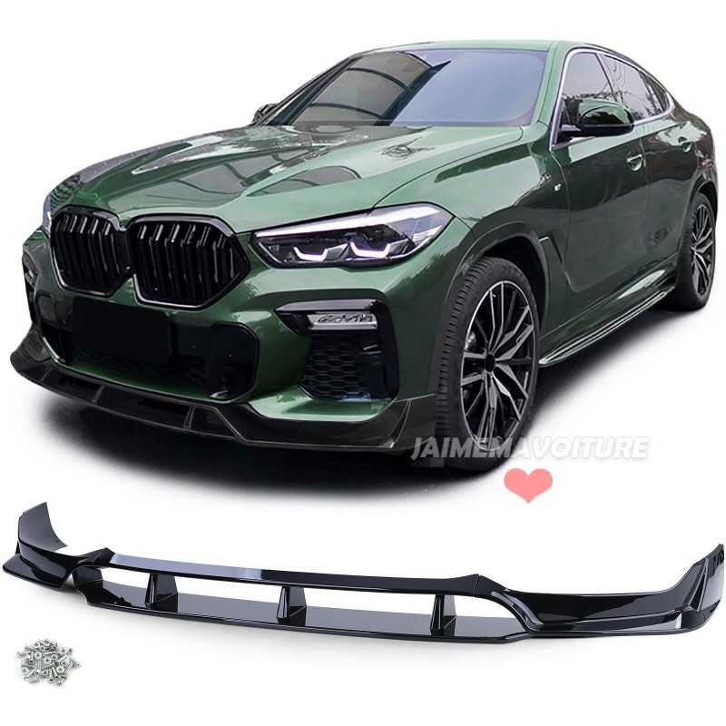 Spoiler anteriore a lama per BMW X6 G06 pack M