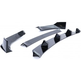 Gloss black front spoiler for BMW X6 G06 Pack M Jaimemavoiturecpt 8 - Jaimemavoiture.fr 