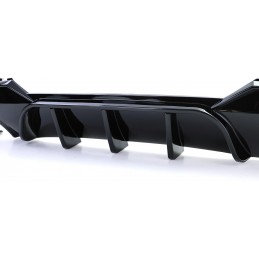 Gloss black sports diffuser for BMW 4 Series G22 G23 420 430