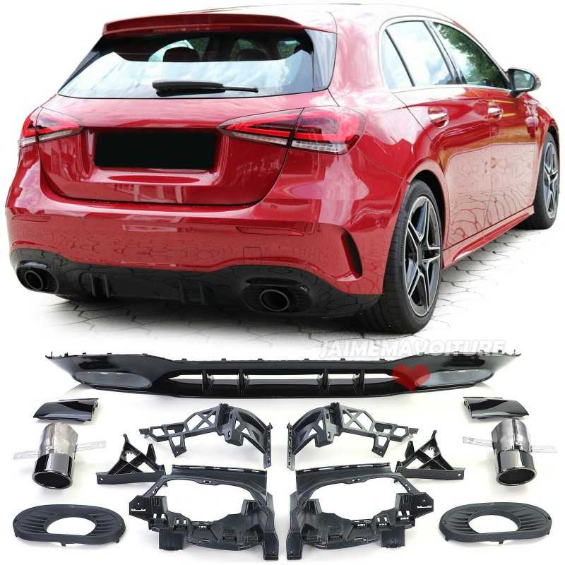 Difusor trasero A35 AMG para Mercedes Clase A W177 AMG Difusor trasero A35 AMG para Mercedes Clase A W177 AMG
