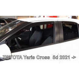 Front and rear window deflectors for TOYOTA Yaris Cross