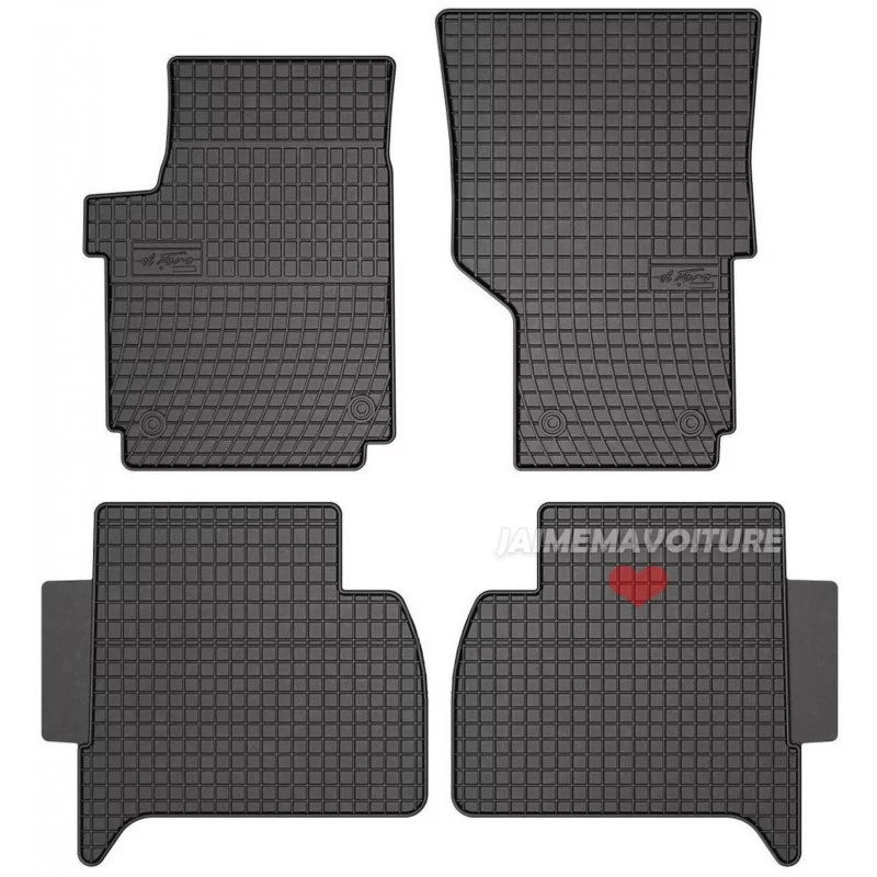 Tapis caoutchouc pour Volkswagen Amarok 2010-2020