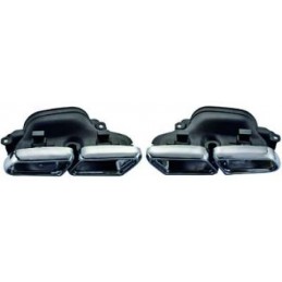 Double sorties échappement look AMG63 pour Mercedes classe S W222 / classe E w212