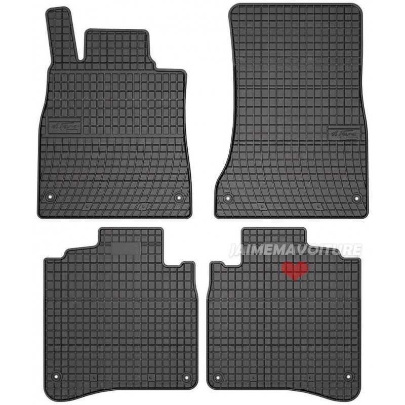 Alfombrilla de goma para Mercedes Clase E W213 3D negro