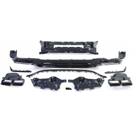 Diffuseur S63 pare-chocs arrière Mercedes S350 S450 S500 S600 W222 2017-2020