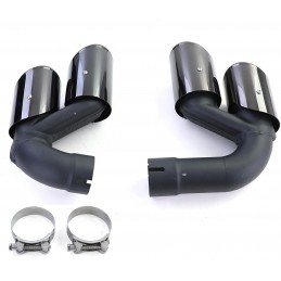 Exhaust tips for BMW X6 look pack M