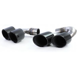 Dual Exhaust Tips for BMW xDrive 40i X5 / X6 / X7 - Black