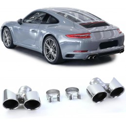 Embouts d'échappement pour Porsche 911 991.2 2015-2019 370cv