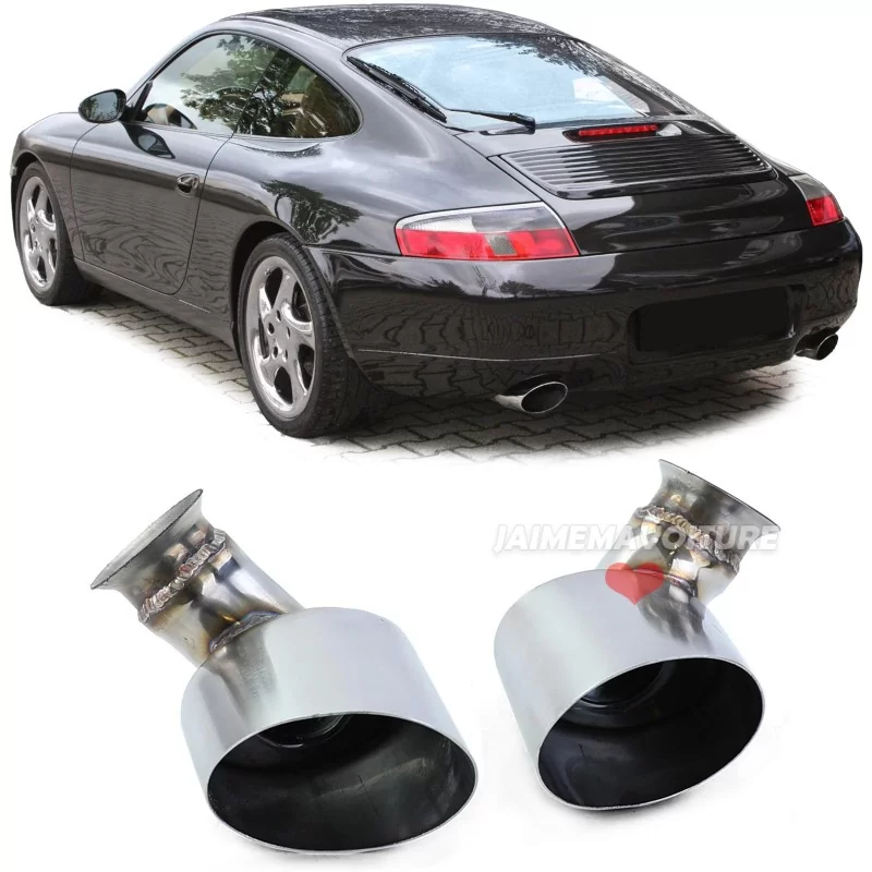 Sortie pots tuning sport pour Porsche 911 996 1998-2001 3.4