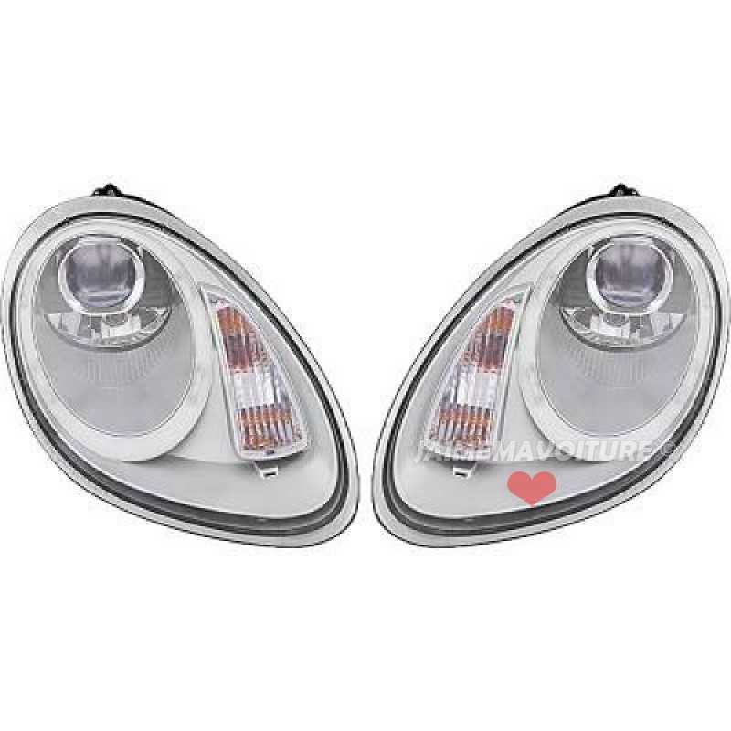Phares avants halogène pour Porsche Boxster 2004-2008 Phares avants halogène pour Porsche Boxster 2004-2008