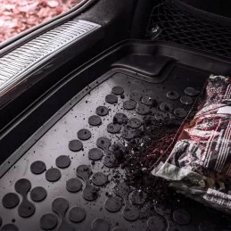 For Porsche Cayenne 2 - 3D Black trunk carpet