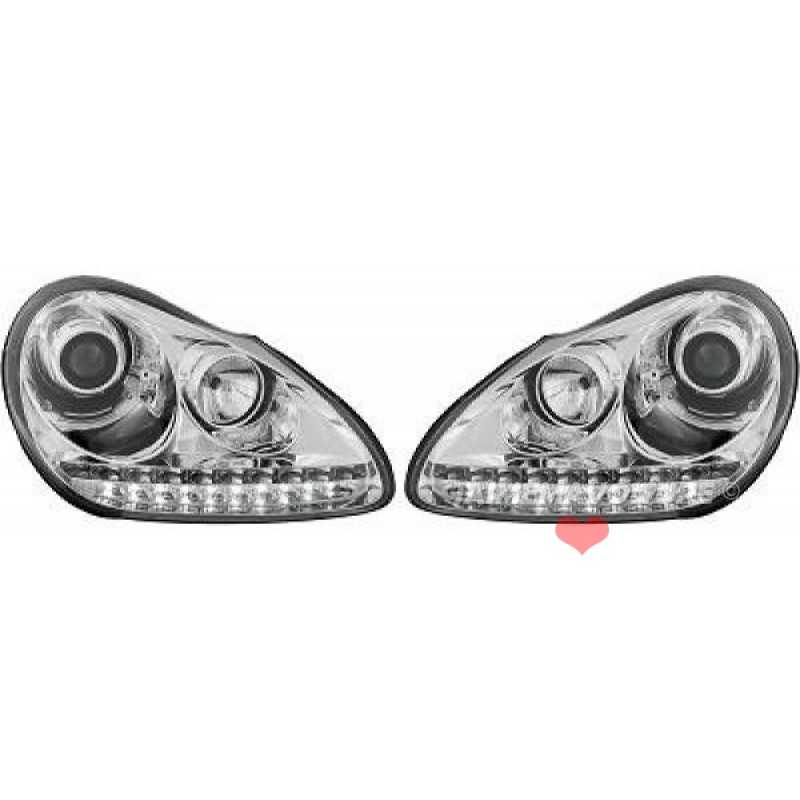 Phares xénon led pour Porsche Cayenne 2002-2007 Xénon D1S H1 Phares xénon led pour Porsche Cayenne 2002-2007 Xénon D1S H1