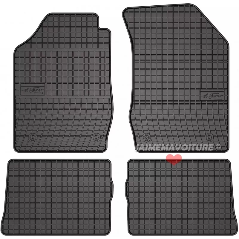 3D rubber floor mats for Renault Clio II 1998-2005