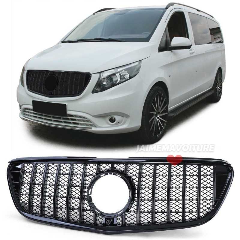 Black grille panamericana for Mercedes V-Class W447 2014-2019 Black grille panamericana for Mercedes V-Class W447 2014-2019