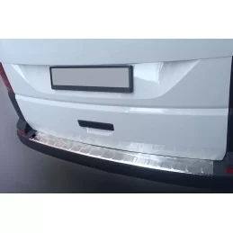 Aluminium verchroomde laaddrempel (dubbele deur) voor VW T6 Jaimemavoiturechrome 3 - Jaimemavoiture.fr 