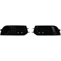 Grilles anti brouillard sport pour Audi A1 2010-2014 - Noir