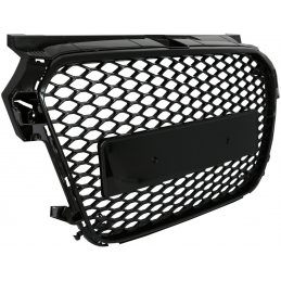 SCHWARZER Kühlergrill für Audi A1 Look RS1 2010-2014