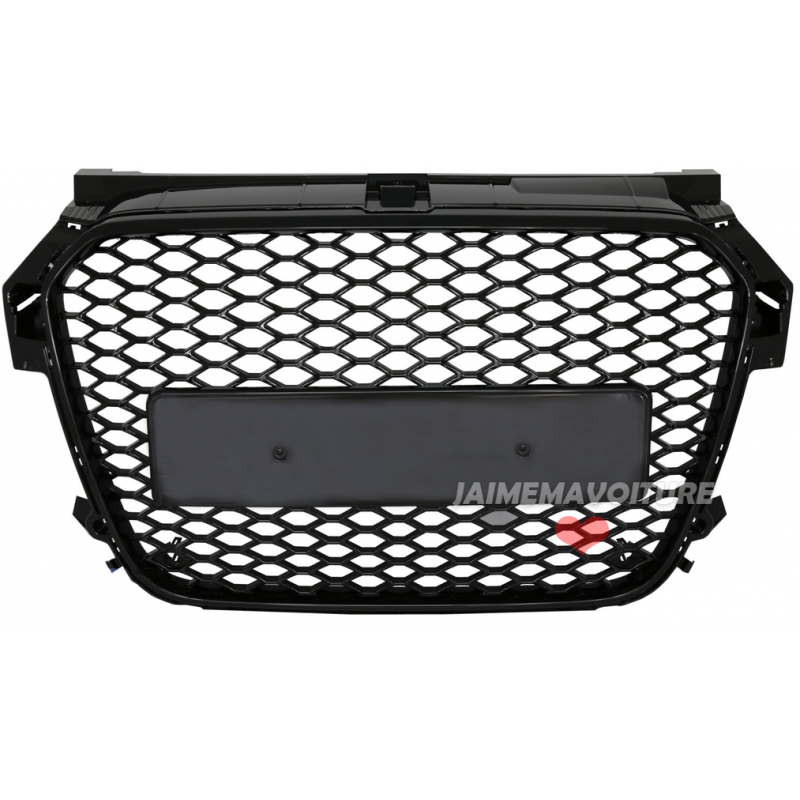 SCHWARZER Kühlergrill für Audi A1 Look RS1 2010-2014